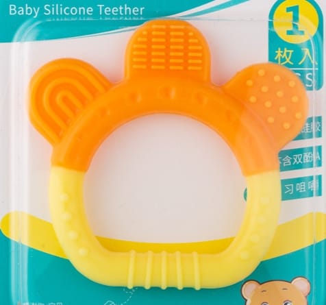 Picture of Silicone Baby Hand Teether CN-1pcs Baby Hand Teether