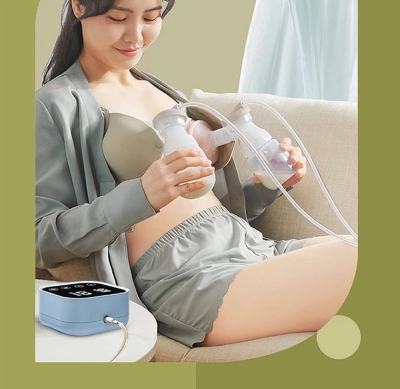 Picture of Rechargeable Electric Breastfeeding Pump Dual Feeder Pumping - 1Pieces