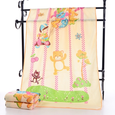 Picture of Bath towel cartoon children's beach towel  microfiber household daily necessities 41*21 inc CN-1pcs