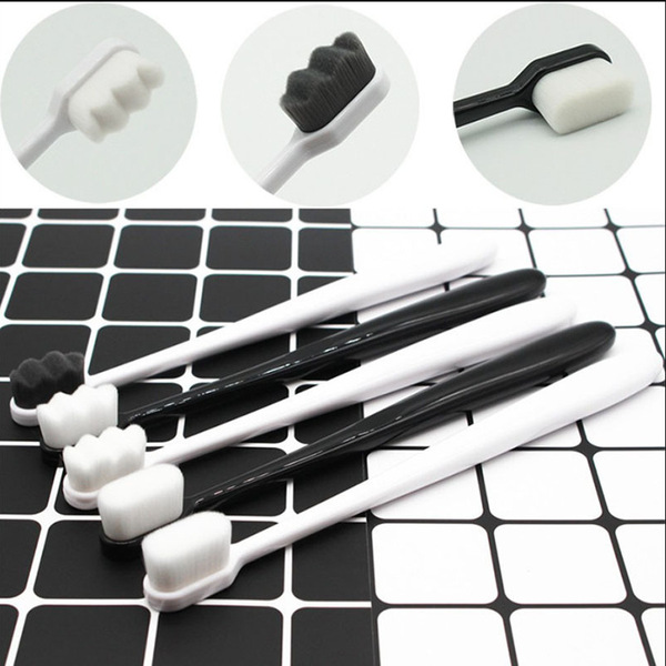 Picture of Those who have Dental Problems Japanese-style 10,000-bristle toothbrush single pack, fine soft bristles, Kids/adult household small head confinement -1pcs