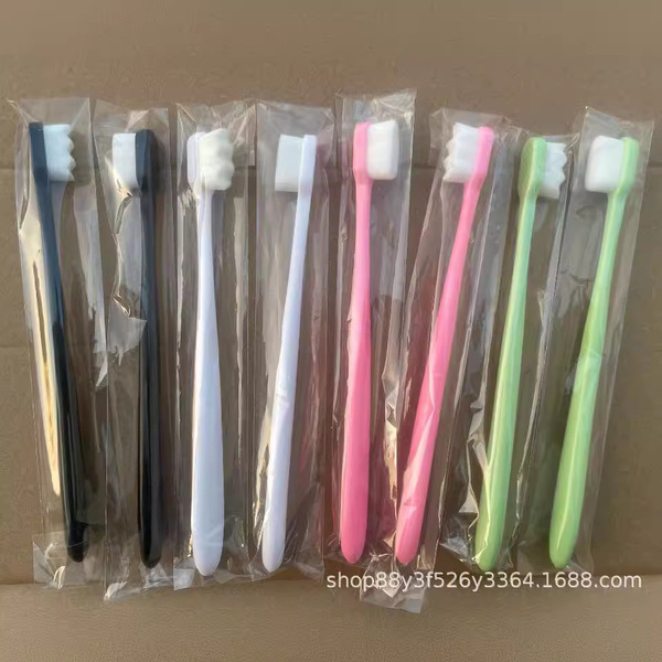Picture of Those who have Dental Problems Japanese-style 10,000-bristle toothbrush single pack, fine soft bristles, Kids/adult household small head confinement -1pcs