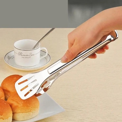 Picture of Stainless Steel Food Tongs Kitchen Tongs -1pcs