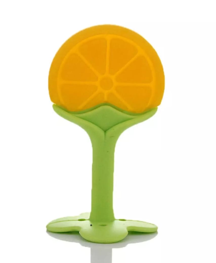 Picture of Orange Baby Silicone Hand Teether/Pacifiers CN -1pcs