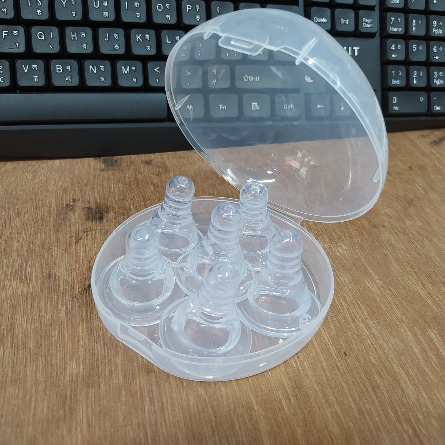 Picture of Baby Silicone Nipple Soft Silicone -6pcs With Box