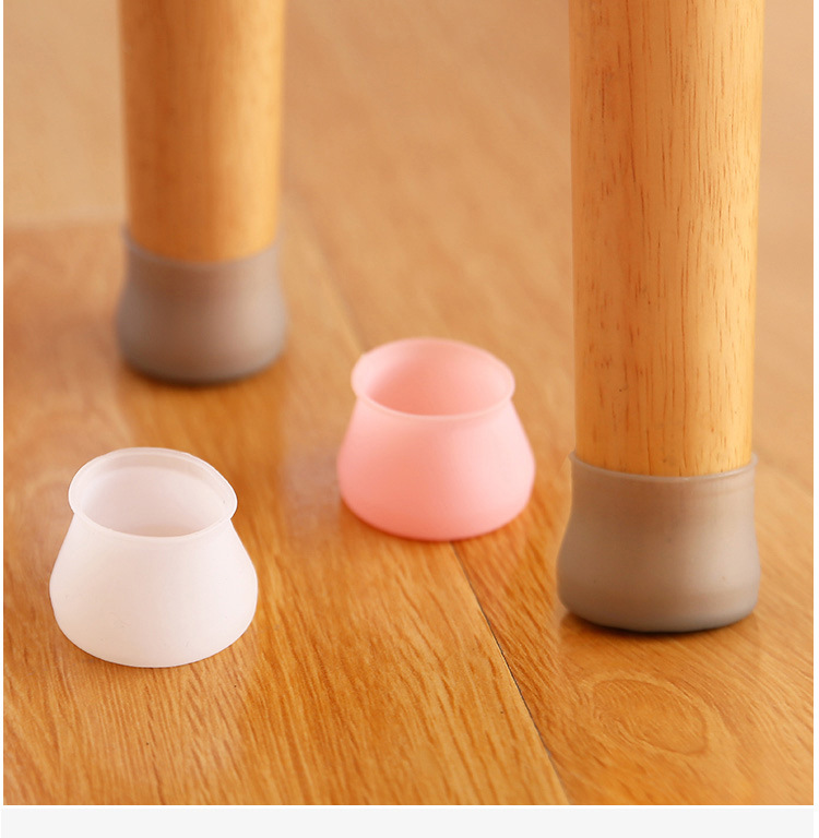 Picture of Household table and chair foot covers silicone table and chair foot covers silent chair foot protective cover table and chair foot anti-slip mat -4pcs