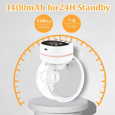 Picture of Wearable electric Rechargeable breast pump Portable painless mute massager- 1Pieces