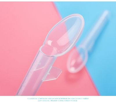 Picture of Baby medicine feeding spoon Transparent baby portable pp medicine feeding spoon infant feeding spoon -1pcs