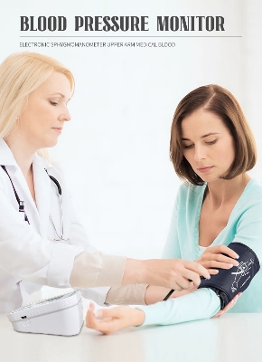 Picture of Electronic blood pressure monitor for measuring blood pressure English intelligent detection pulse neutral portable home blood pressure monitor -1pcs