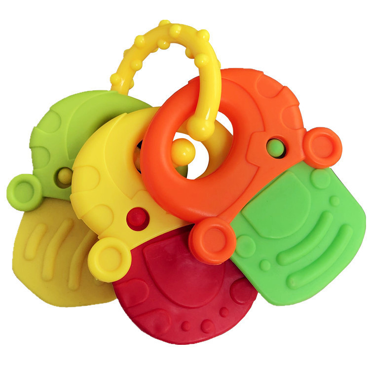 Picture of Baby Key Teether Silicone head Teether fitness educational toy CN -1pcs