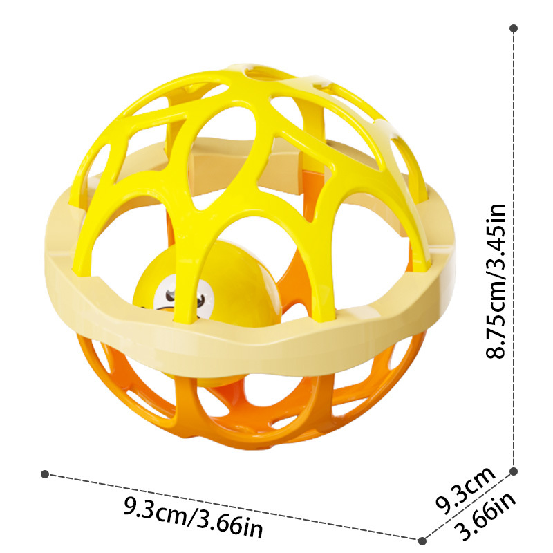 Picture of Soft Modelland scratching the ball Baby Hand Teether With jhunjhuni CN Soft Silicone -1pcs