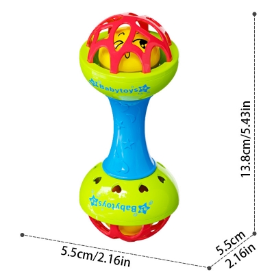 Picture of Dumbbell Baby Hand Teether With jhunjhuni CN 1pcs