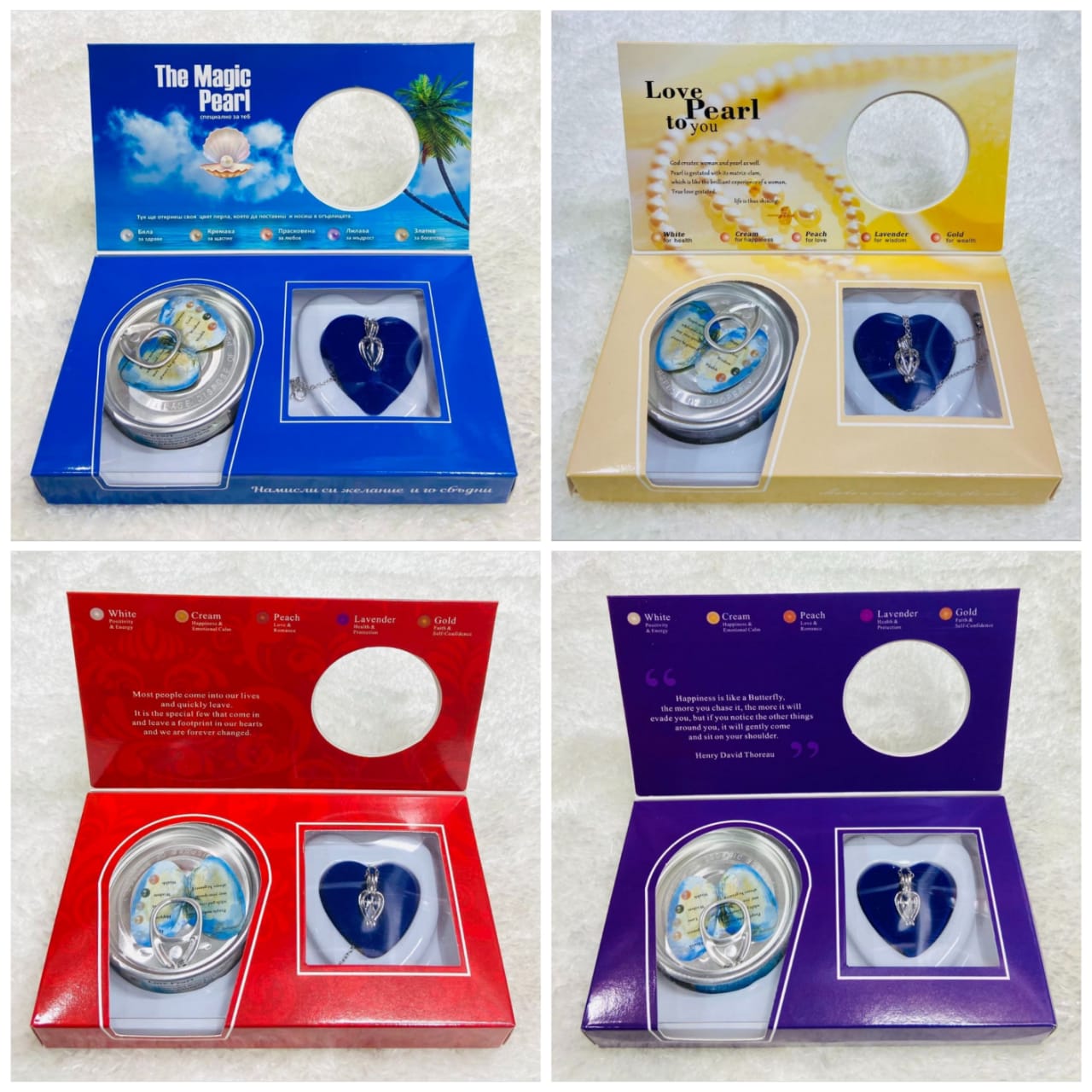 Picture of Love Pearl Necklace GiftBox Freshwater Pearl Jewelry - 1pcs