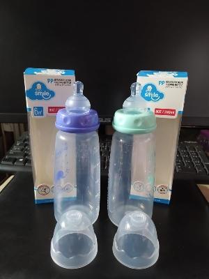Picture of Baby Smile PP Standard Neck Feeding Bottle 240ml (Safe & Hygienic) -1pcs