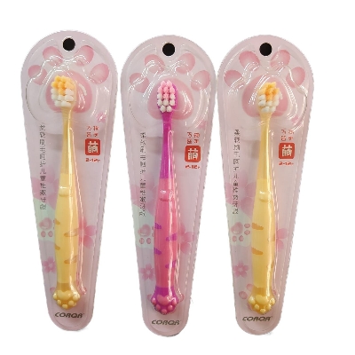 Picture of CORQR New cat claw children's toothbrush 2-9 Years
