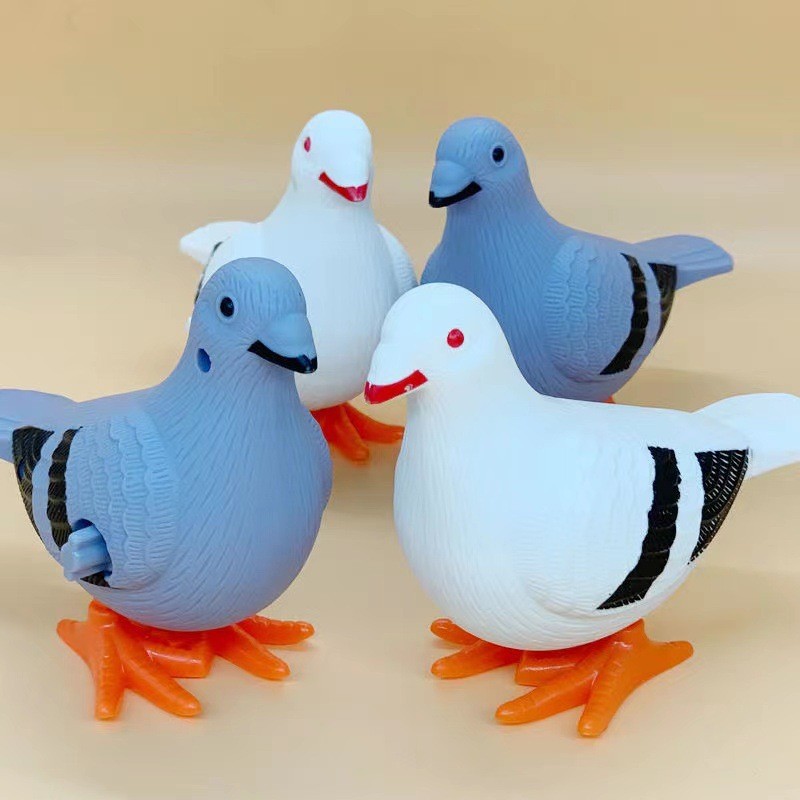 Picture of Clockwork Pigeon Simulation animal plush jumping stail children's toys -1pcs