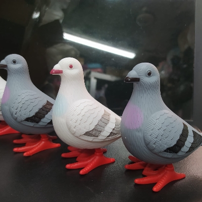 Picture of Clockwork Pigeon Simulation animal plush jumping stail children's toys -1pcs