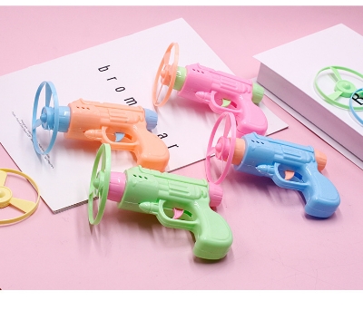 Picture of Creative gyro gun, UFO gun, gyro ground gun, pistolbamboo dragonfly, flying wheel toy, frisbee, vibrato hit -1pcs