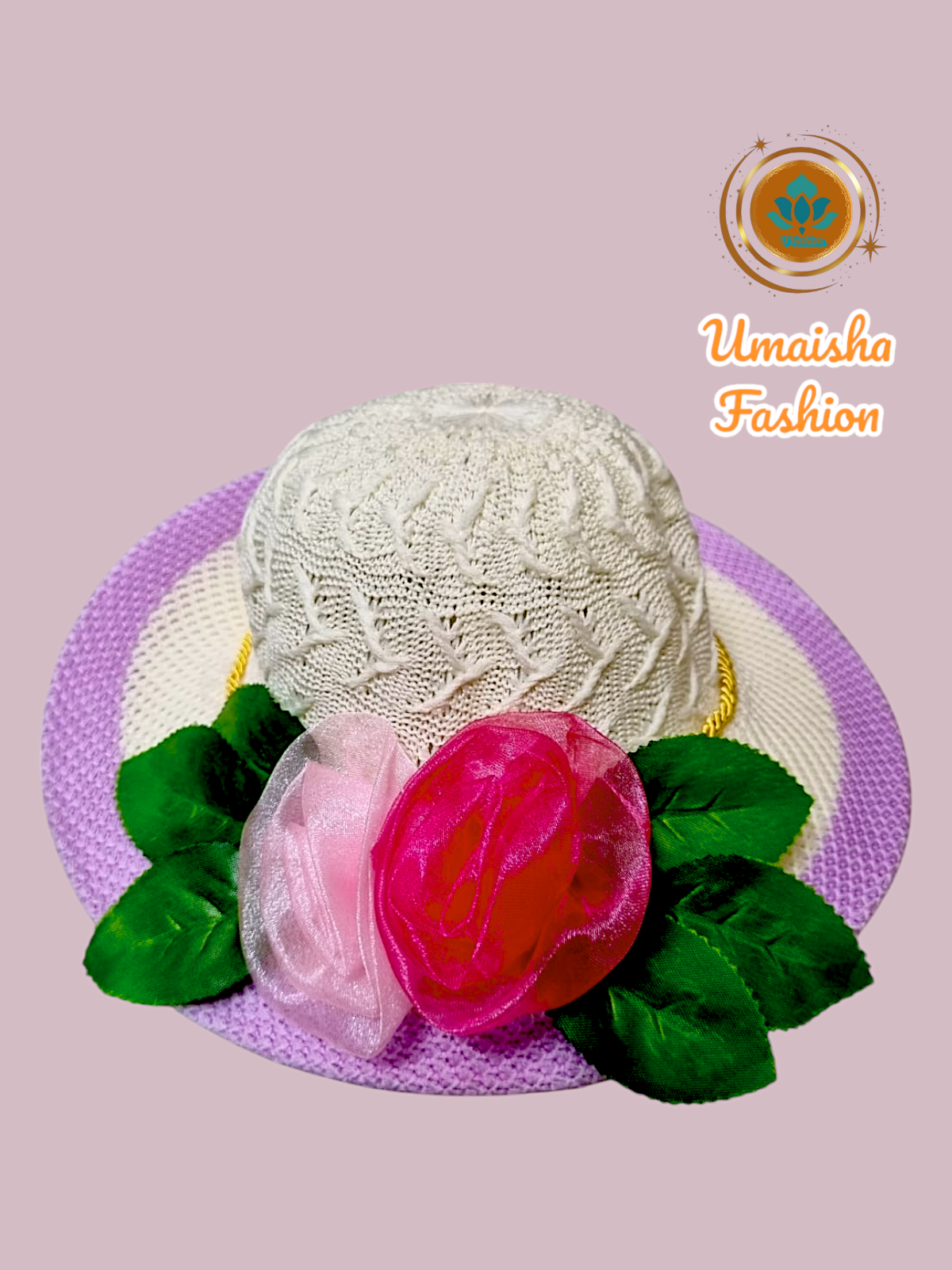  Kids Girls Cute Flower Summer Beach Outdoor Sun Protected Hat