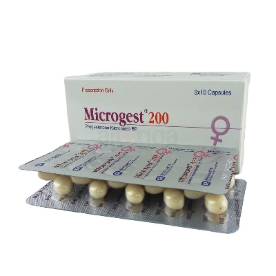 Picture of Microgest 200 (Soft Gelatin Capsule )
