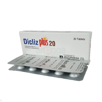 Picture of Dicliz Plus 20 Extended Releas (Er Tablet )