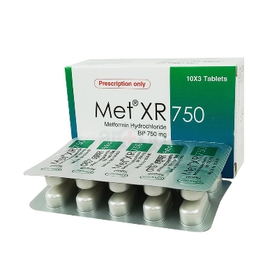 Picture of Met 750 mg XR (Xr Tablet )