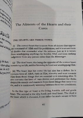 Picture of Diseases of the Hearts and their Cures by Ibn Taymiyyah