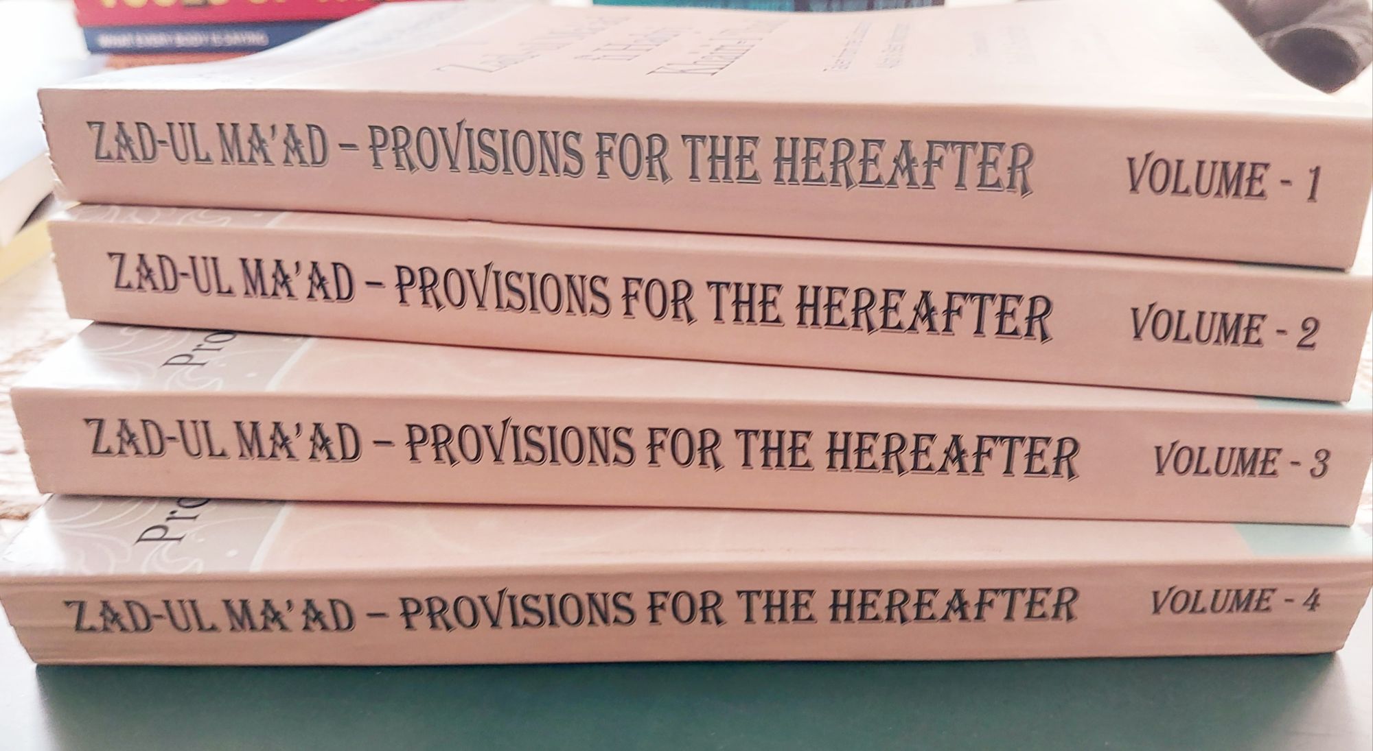 Picture of Zad-ul Ma’ad – Provisions for the Hereafter (Vol. 1-4) by Ibn al-Qayyim - Premium - Paperback