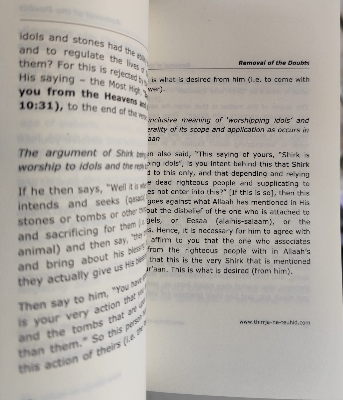 Picture of Kashf ash-Shubuhaat (Remobal of the Doubts) by Shaikhul-Islam Muhammad ibn Abdul-Wahhaab