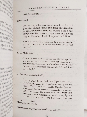 Picture of The Creed of Al-Wasitiyyah by Shaykhul-Islam Ahmad Ibn Taymiyyah