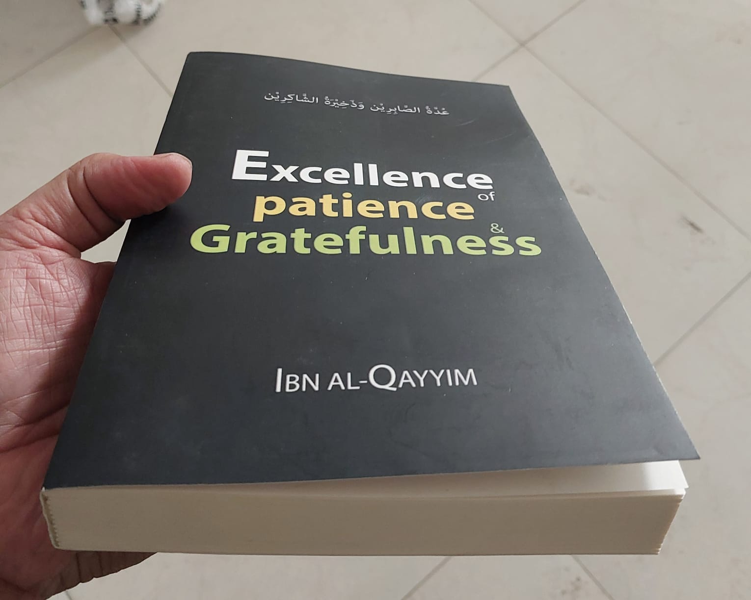 Picture of Excellence Of Patience And Gratefulness by Ibn Qayyim Al Jawziyyah (Paperback)