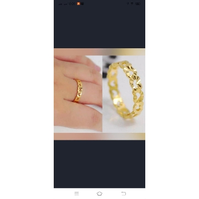 Picture of Gold Plated Nice Finger Ring - 2 pcs