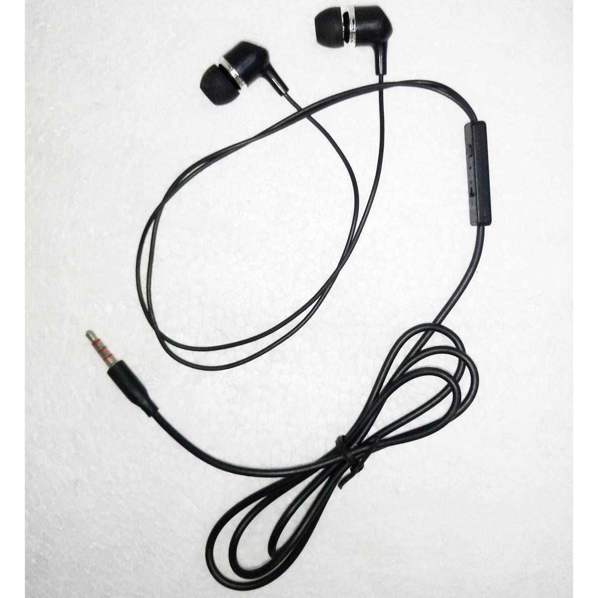 Picture of In Ear Headphone S12 for all Phones - Black