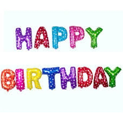 Picture of Happy Birthday Ballon - Multi-color