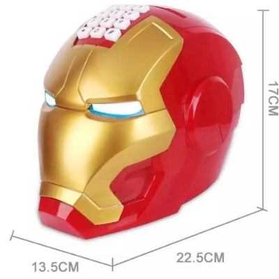 Picture of Smart Electronic Iron Man Password Piggy Bank Cash Coin Can Auto Scroll Paper Money Saving Box (10 Songs Included)