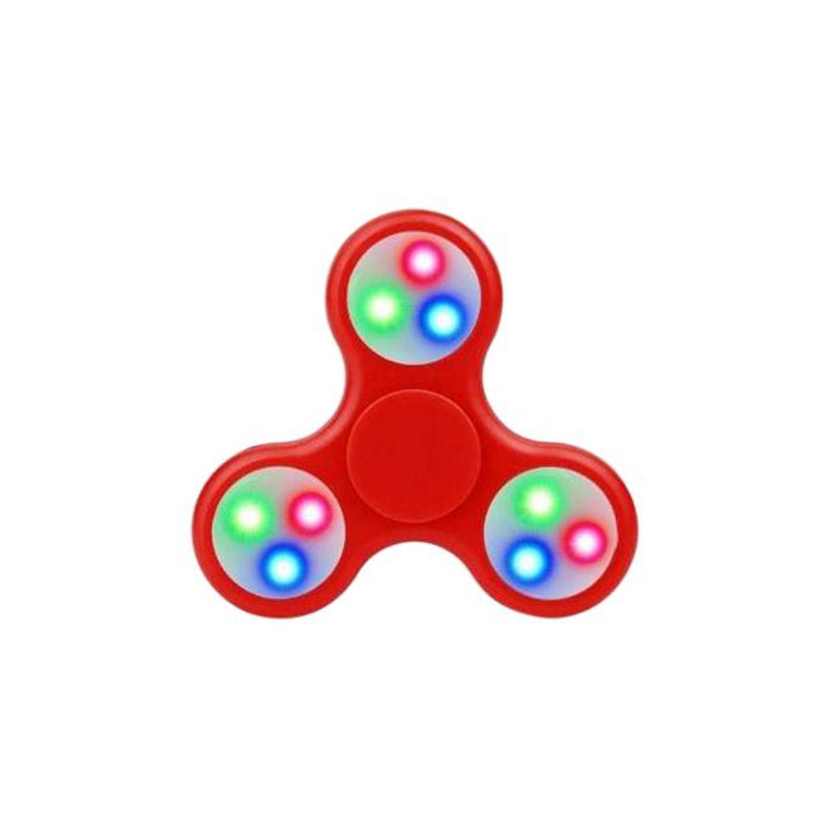Picture of LED Fidget Spinner Stress Reducer Toy - Red