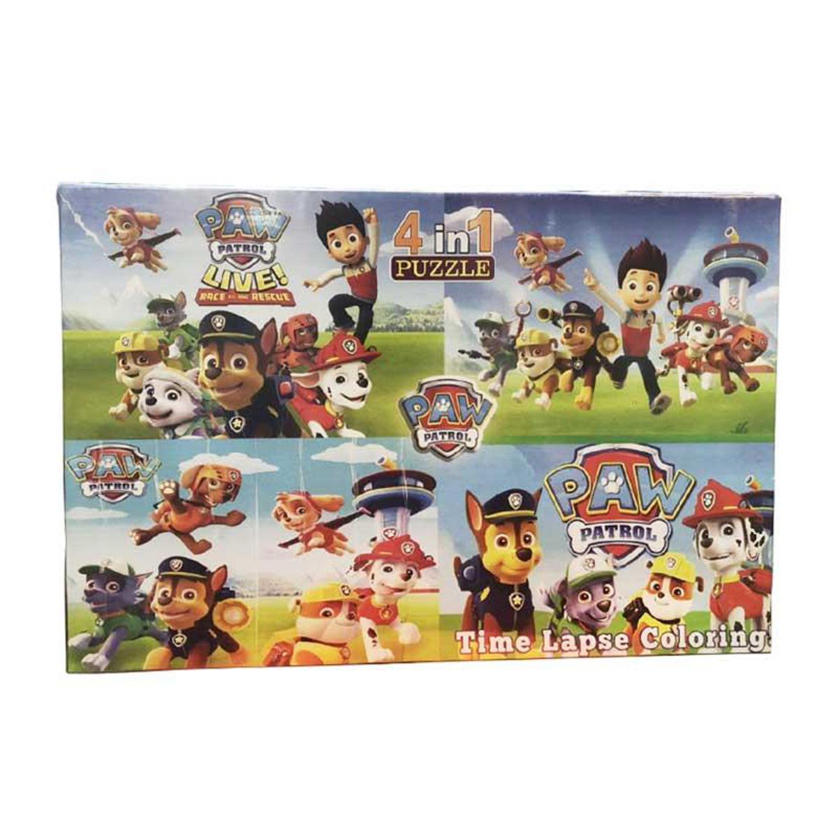 Picture of Puzzle Paw Patrol 4 in 1 Time Lapse Coloring