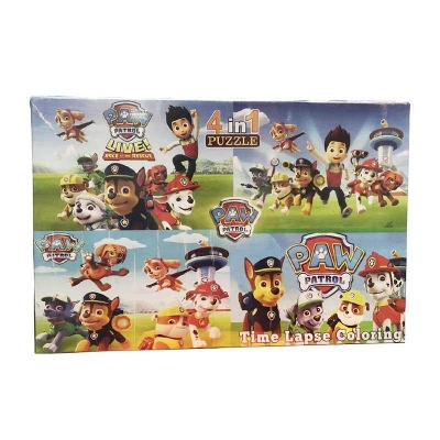 Picture of Puzzle Paw Patrol 4 in 1 Time Lapse Coloring