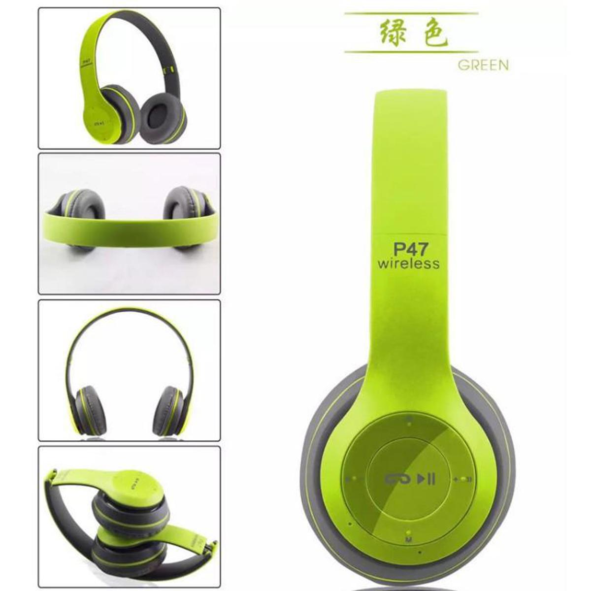 Picture of Wireless Bluetooth Headphone P47 Stereo Earphone with SD Card Slot