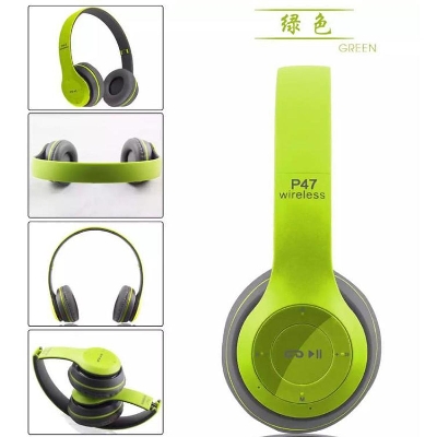 Picture of Wireless Bluetooth Headphone P47 Stereo Earphone with SD Card Slot