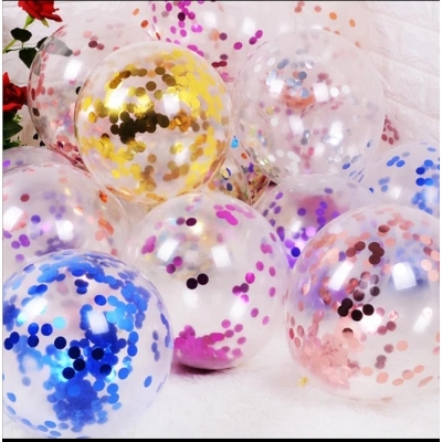 Picture of Confetti ballon multi color 10 pc