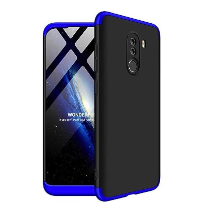 Picture of For Xiaomi Poco F1 Gkk 360 Degree Full Body 3 In 1 Slim Fit 360 Degree Protection Hard Bumper Back Case - Phone Back Cover