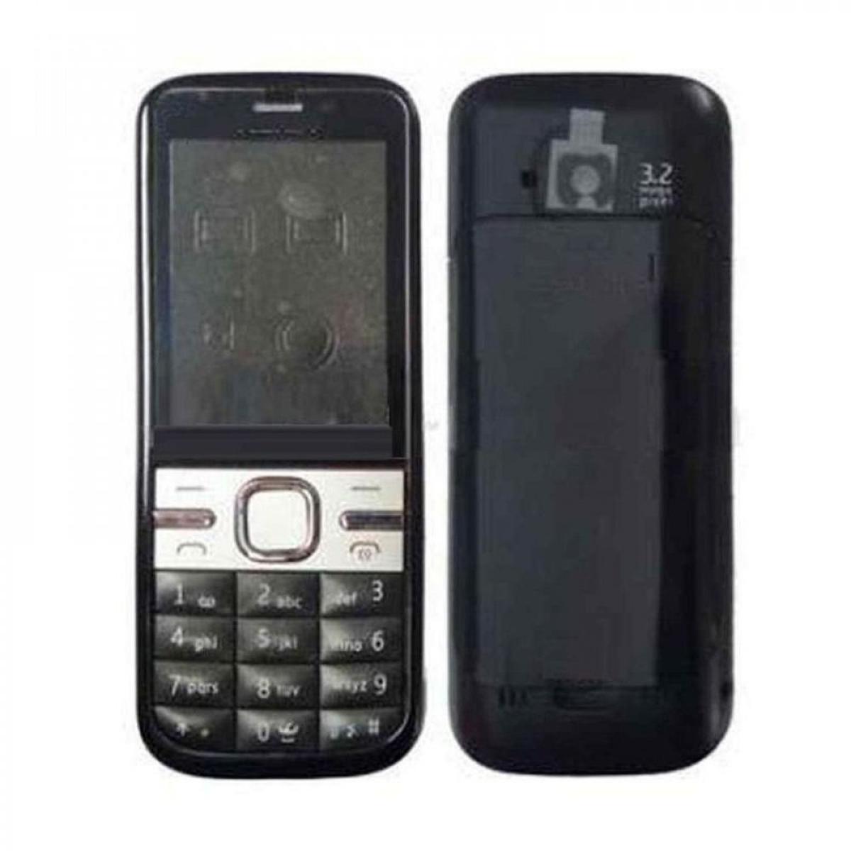 Picture of Front & Back Side Mobile Casing / Housing with Keypad for Nokia C5 - Stylish and Functional Phone Accessory for Everyday Use