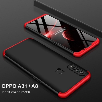 Picture of For Oppo A8 / A31 Back Cover GKK 360 Degree [3 in 1] Shockproof Full Protective Anti-Shock Case