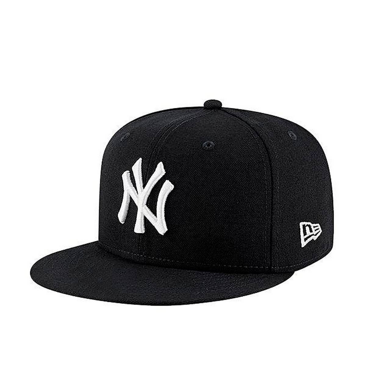 Picture of Black And White Stylish NY Cotton Cap For Men