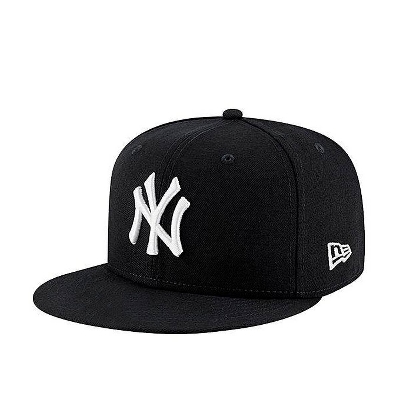 Picture of Black And White Stylish NY Cotton Cap For Men