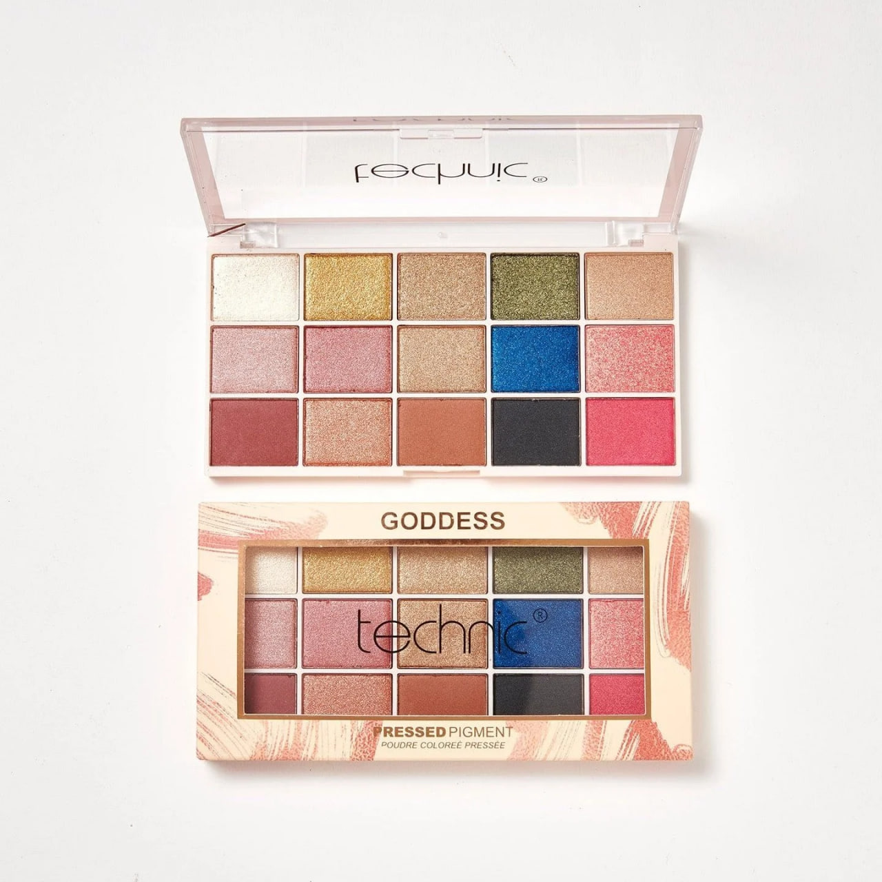 Picture of Technic 15 Pressed Pigments Eyeshadow Palette - Goddess