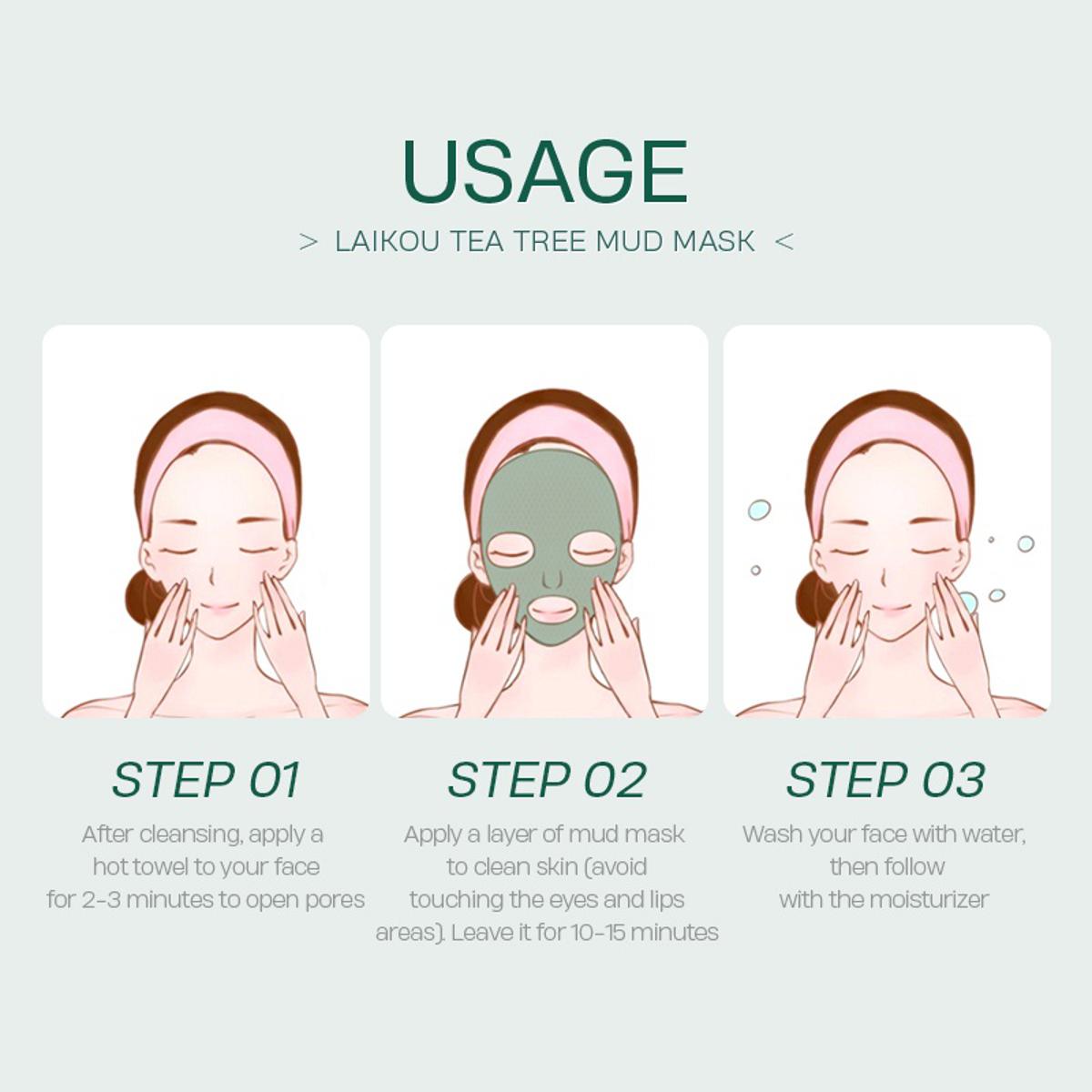 Picture of LAIKOU Tea Tree Mud Mask 5gm -5pcs