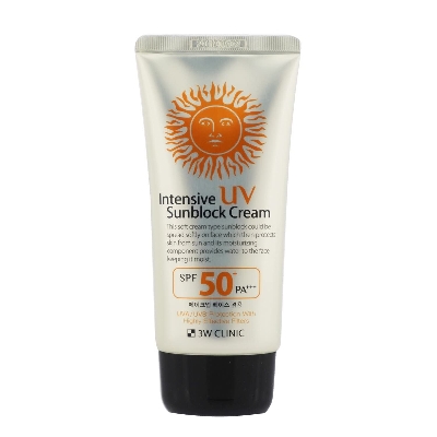 Picture of 3W Clinic Intensive UV Sunblock Cream SPF50 PA+++ 70ml