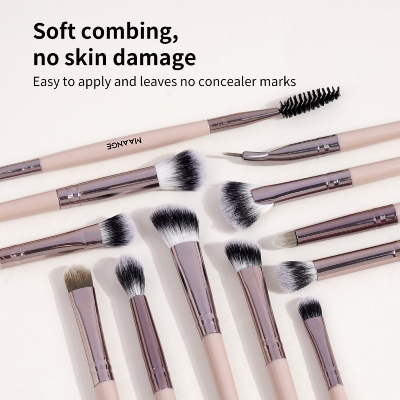 Picture of Maange Eye Brush Set 12 Pcs - Gray Color