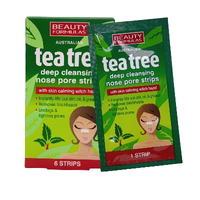 Picture of BeautyFormulas Tea Tree Deep Cleansing Nose Strips - 6ps